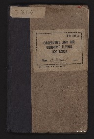 The Observer’s and Air Gunner’s Flying Log Book for Andrew Bain <br />
