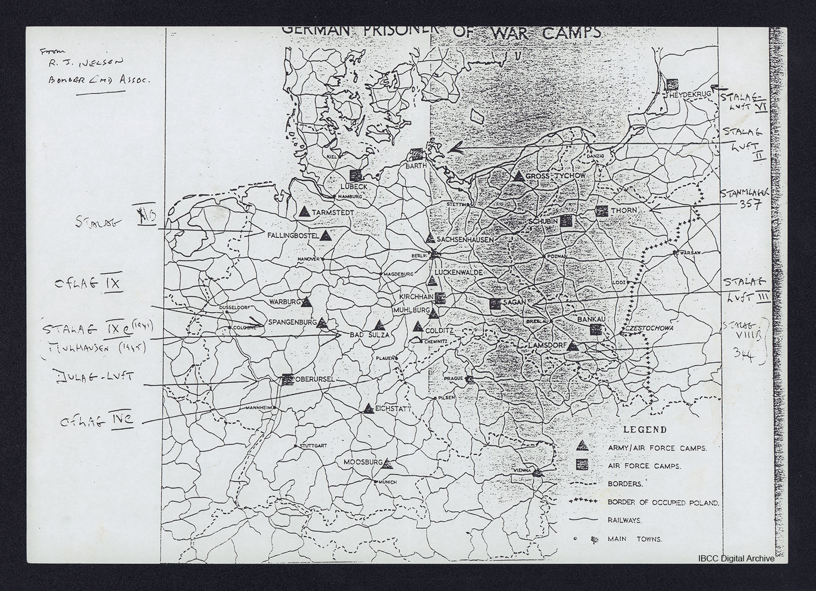 Maps Of German World War Ii Prisoner Of War Camps - vrogue.co