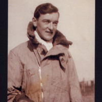 Donald Briggs in Sidcot suit