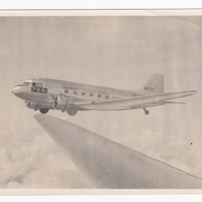 DC-3 in flight