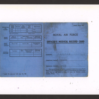Ken Turnham&#039;s Medical Record Card