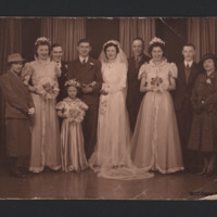 Wedding of George and Irene Wilson