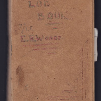 Eric Horace Woods’ observer’s and air gunner’s flying log book