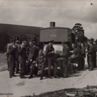 YMCA tea car at RAF Sleap