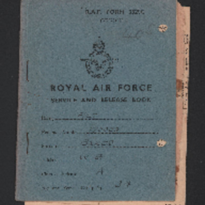 William Baker - RAF service and release book