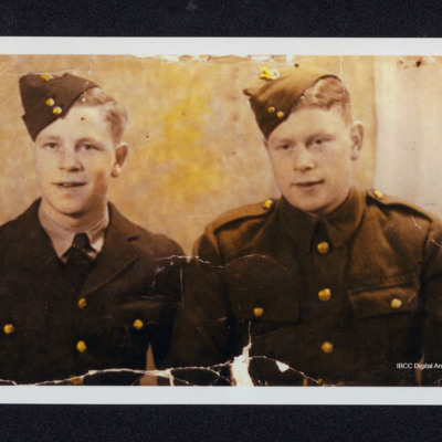 Two servicemen