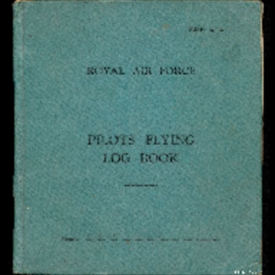 D E Owen’s pilots flying log book. One