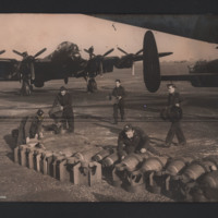 Lancaster VN-F at RAF Skellingthorpe