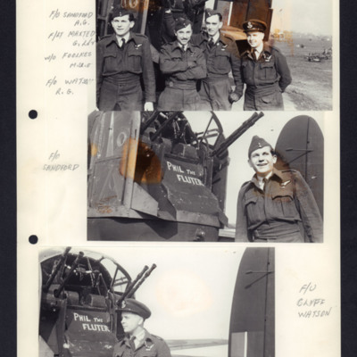 Four of Lancaster crew