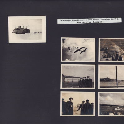 Ewakuacja z Francji, czerwiec 1940. Statek &quot;Arrandora Star&quot;. St Jean-de-Luz - Liverpool
