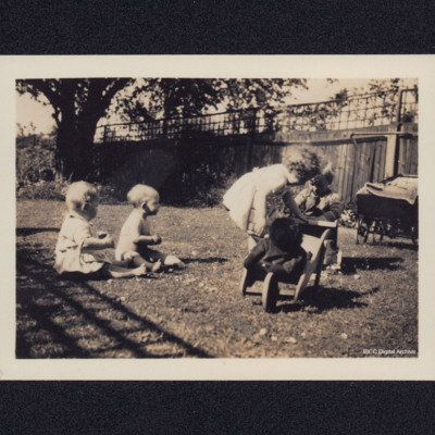 Children in a garden