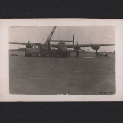Crashed B-24 Liberator