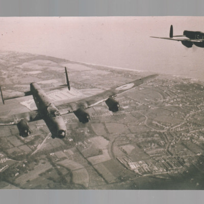 Lancasters over Lowestoft