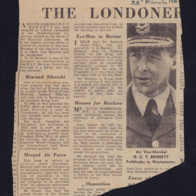 The Londoner column