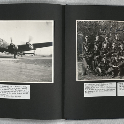 Lancaster and 149 Squadron Flight Engineers