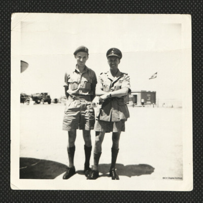 Two airmen in Khaki