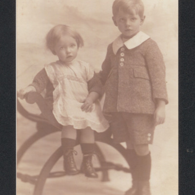 Fred Honey and his sister Molly 