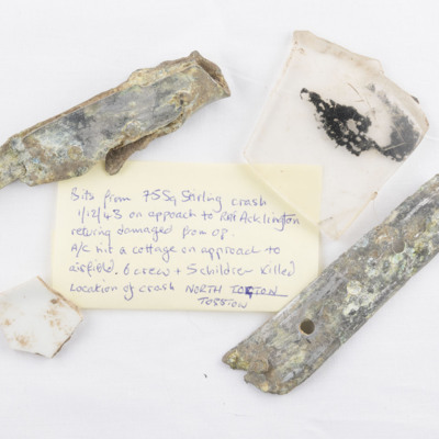 Fragments from crashed Stirling