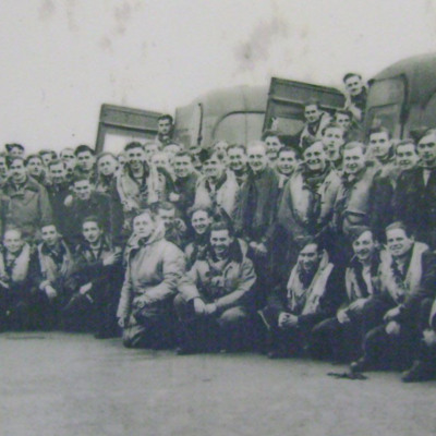97 Squadron aircrew at RAF Woodhall Spa 