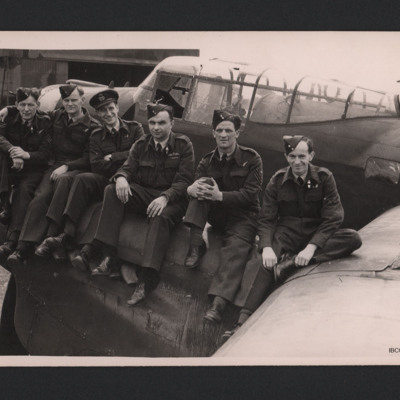 Six Airmen including Dennis Moore