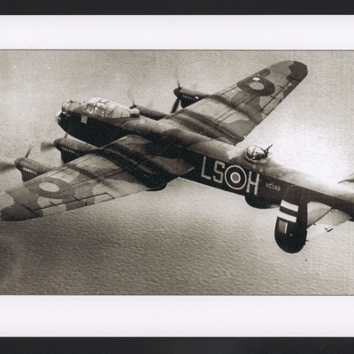 Lancaster in Flight