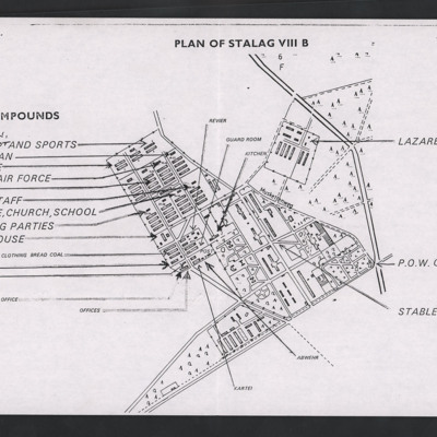 Plan of Stalag VIIIB