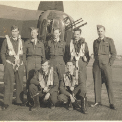 Arthur Tindall and his crew