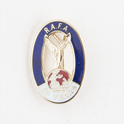 60 Year Royal Air Force Association badge