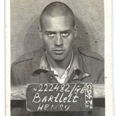 Henry Bartlett prisoner of war photograph