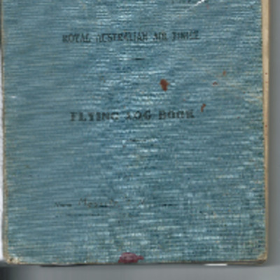 Frank Mouritz&#039;s Royal Australian Air Force flying log book
