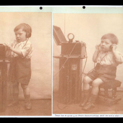 Teddy Got to Grips with Radio Communications from an Early Age