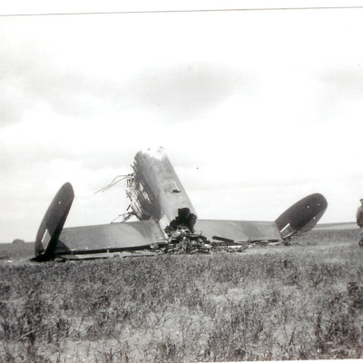 Tail Section of Crashed Lancaster