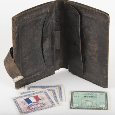Leather Wallet and Four Cards
