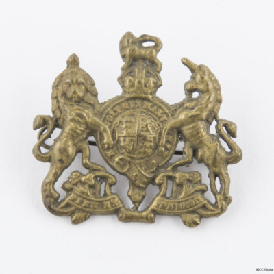 British Army WO1 badge brass