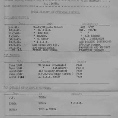 Ronald Carpenter&#039;s application to join RAFVR