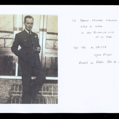 Flying Officer Frank Edward Claydon