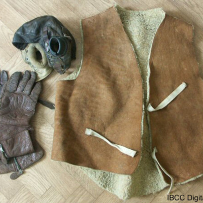 Gloves, Helmet and Leather Waistcoat