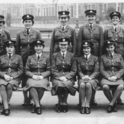 14 Women’s Auxiliary Air Force personnel at Morecambe