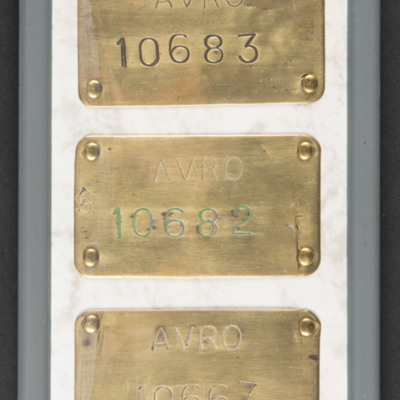 Brass number plates