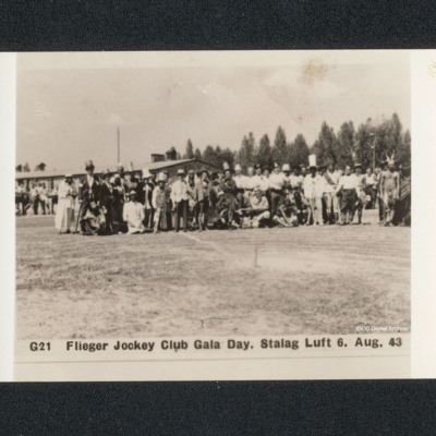 G21 Flieger Jockey Club Gala Day. Stalag Luft 6. Aug. 43