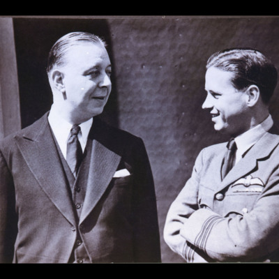 Roy Chadwick and Guy Gibson