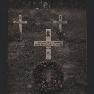 Flying Officer J J Downing&#039;s Grave