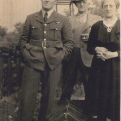 Fred Weston and his parents