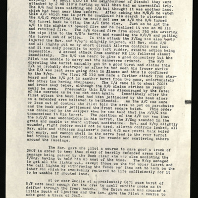 Captain&#039;s account of operation to Leipzig in February 1944