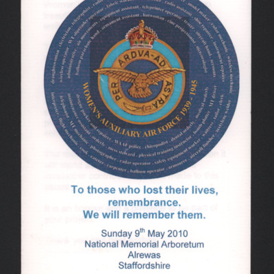 Remembrance card