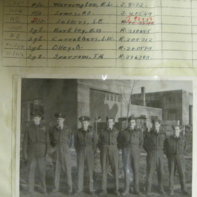 Flight Lieutenant EL Warrington and Crew