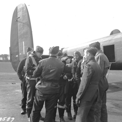 Eight Airman and a Lancaster