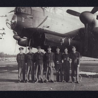Seven Airmen and Lancaster &#039;NA-I&#039;