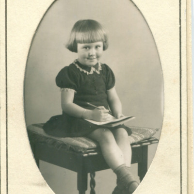 Jill Carter, aged 3