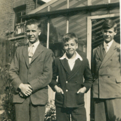 Archie, Len and Leslie Saunders